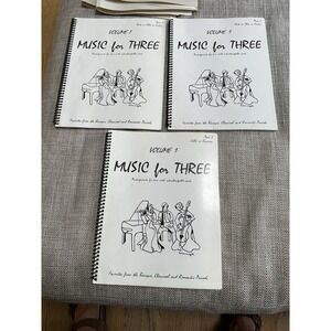 Music For Three Volume 1 (parts 1,2,3) Series By Last Resort Music Publishing